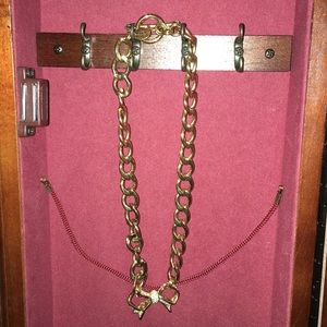 Juicy couture bow necklace